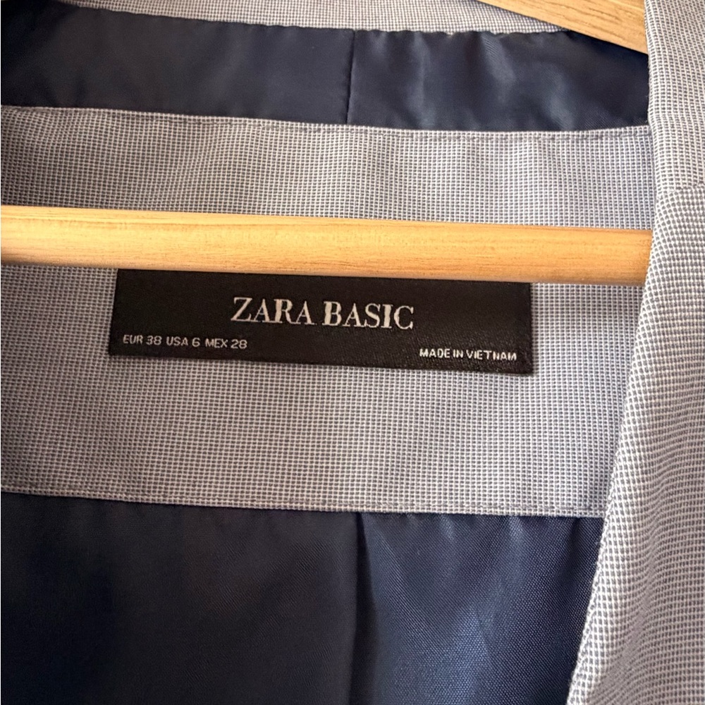 Zara Basic Gray Blazer - image 1